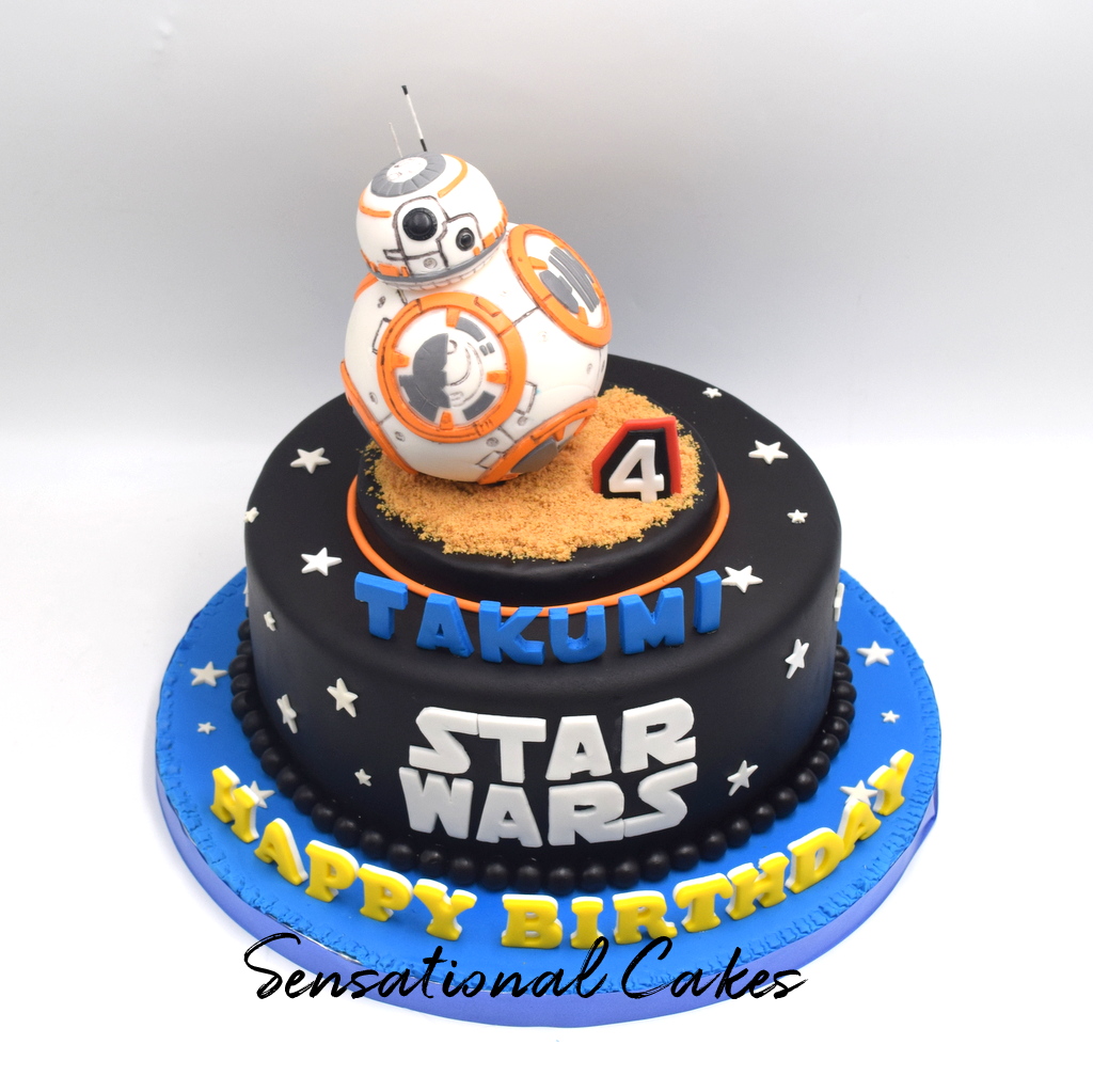 BB-8 - The Round Rebel star wars cake ideas